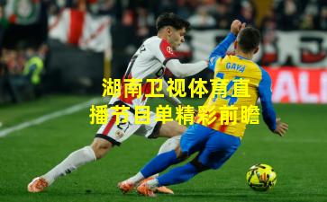 湖南卫视体育直播节目单精彩前瞻